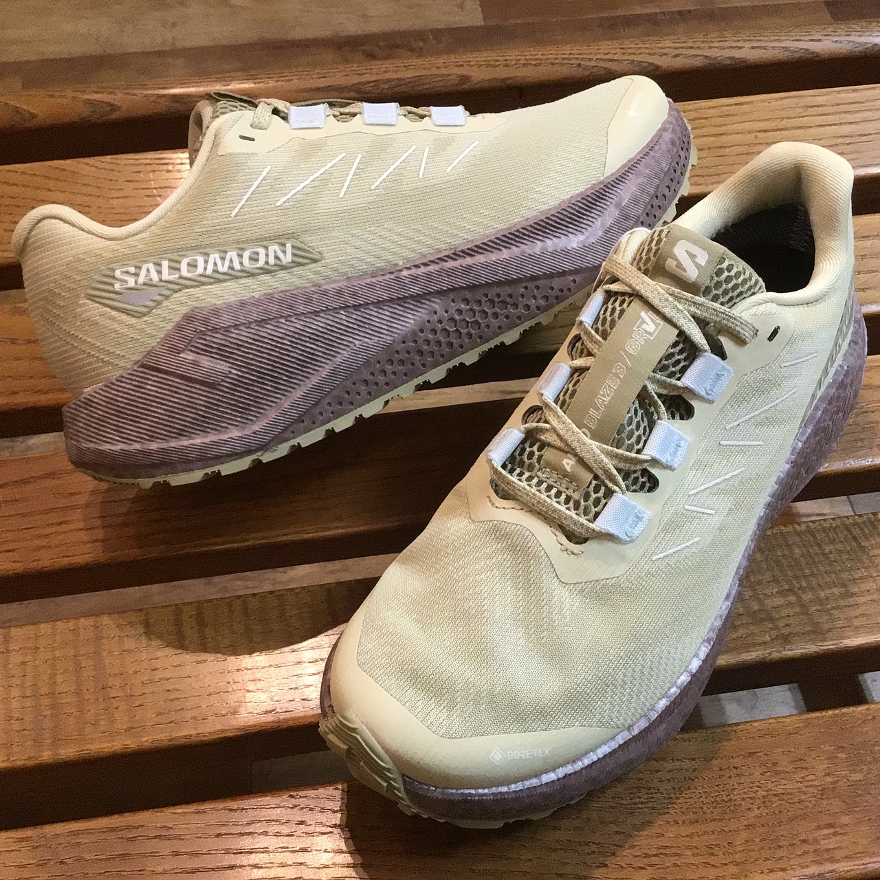 ゴアテックスでバッチリ防水！サロモン「AERO BLAZE 3 GRVL」。