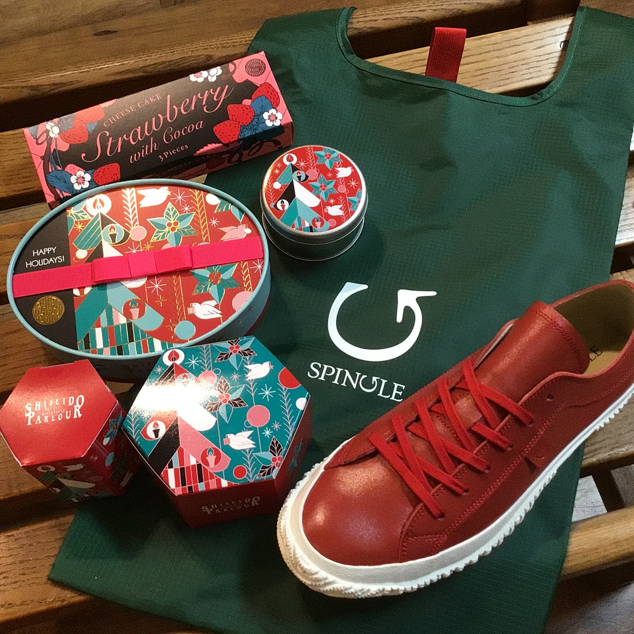 資生堂のお菓子をプレゼント！カドテーションのクリスマス。